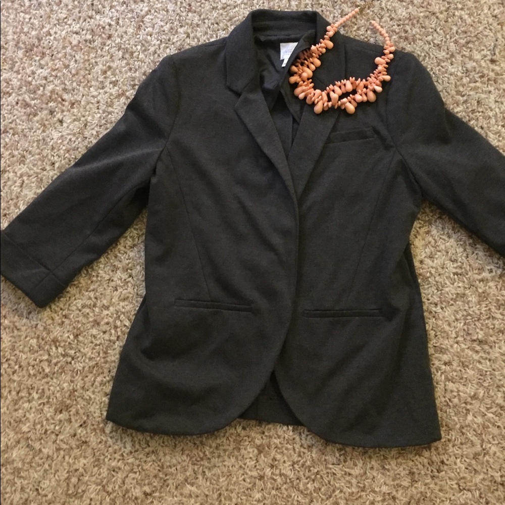 LC Lauren Conrad 3/4 Sleeve Blazer